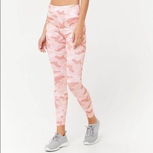Brand new ,high waisted, light pink camo leggings